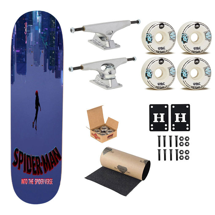 Spiderman A New Universe Skateboard Complete Board 8.0" X 31.75"