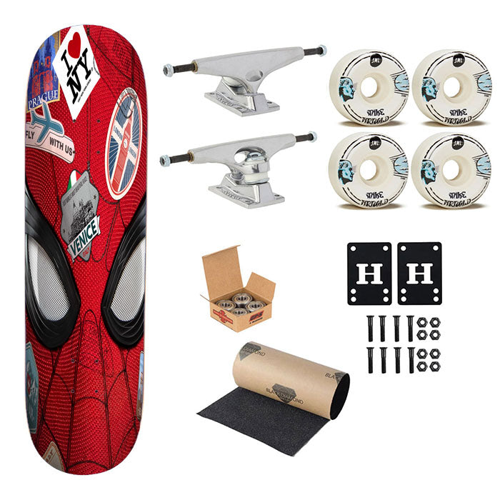 Spiderman Far From Skateboard Complete Board 8.0" X 31.75"