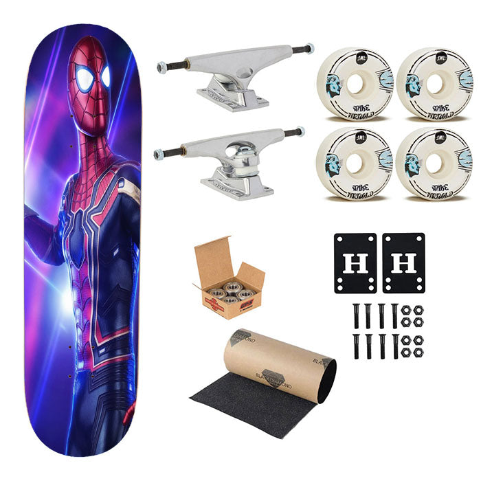 Spiderman Homecoming Suit Up Skateboard Complete Board 8.0" X 31.75"