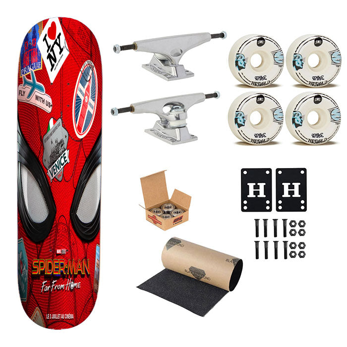 Spiderman Love New York Skateboard Complete Board 8.0" X 31.75"
