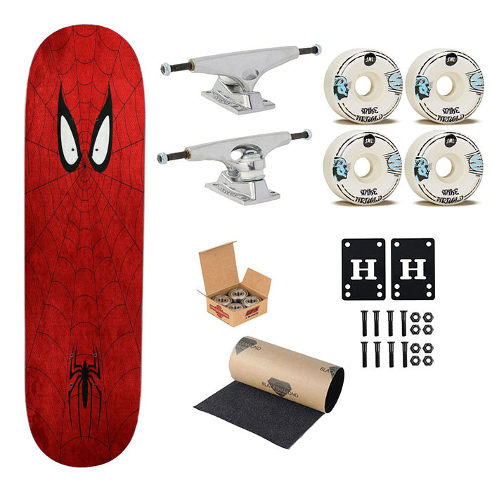 Spiderman Tonight Skateboard Complete Board 8.0" X 31.75"