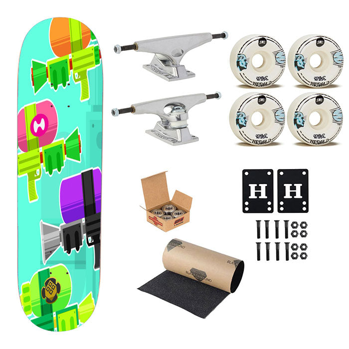 Splatoon Gun Wallpapers Skateboard Complete Board 8.0" X 31.75"