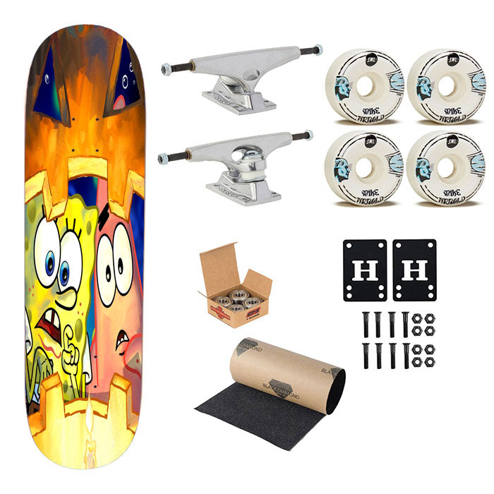 Spongebob Halloween Skateboard Complete Board 8.0" X 31.75"