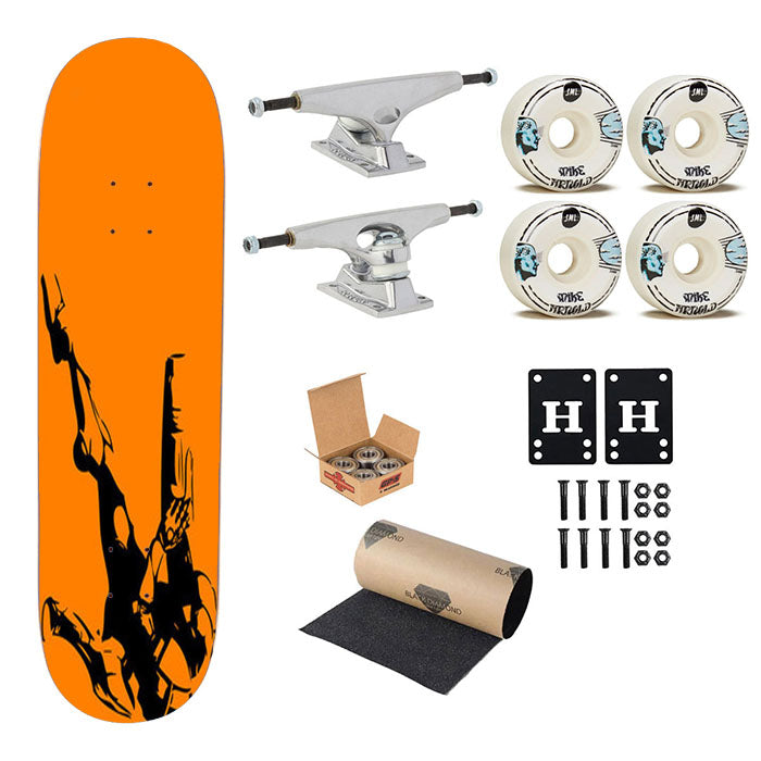 Spore Spawn Fan Art Skateboard Complete Board 8.0" X 31.75"