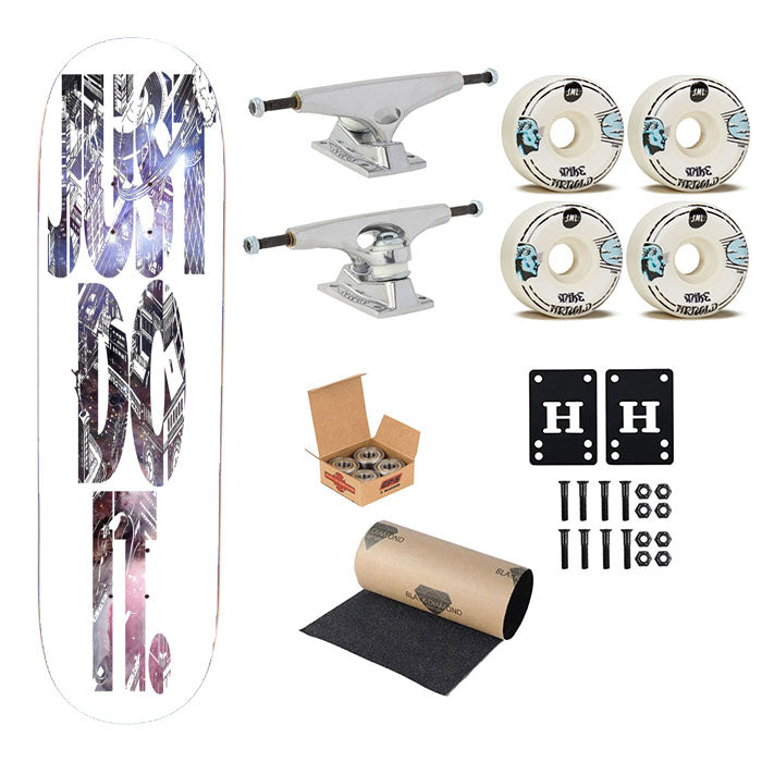 Sport Just Do It Skateboard Complete Board 8.0" X 31.75"