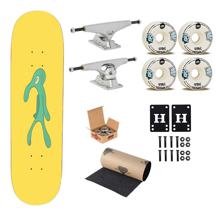 Squidward Art Skateboard Complete Board 8.0" X 31.75"