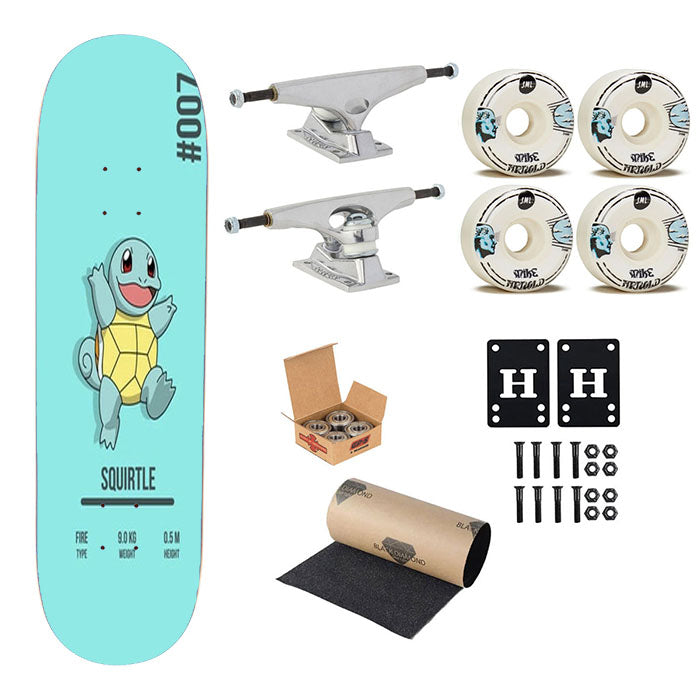 Squirtle Pokemon Skateboard Complete Board 8.0" X 31.75"