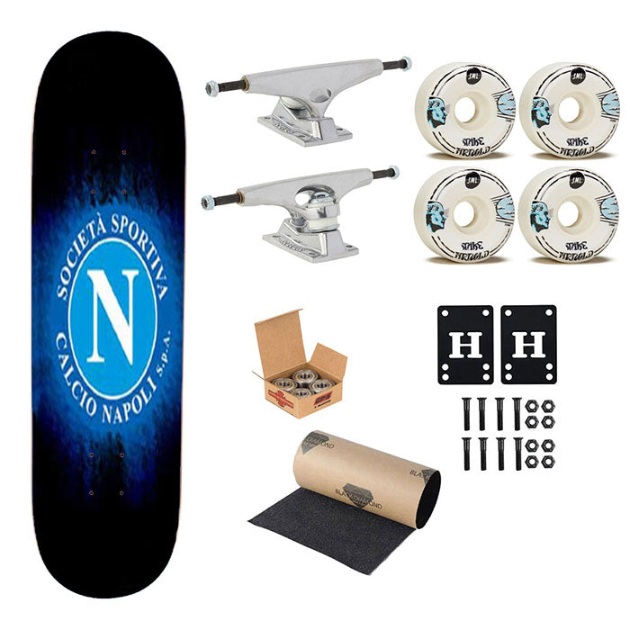 Ssc Napoli Skateboard Complete Board 8.0" X 31.75"