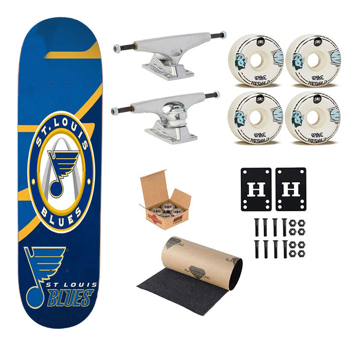 St Louis Blues Skateboard Complete Board 8.0" X 31.75"