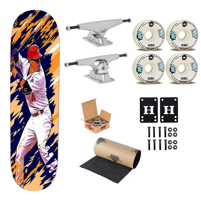 St Louis Cardinals Yadier Molina Skateboard Complete Board 8.0" X 31.75"