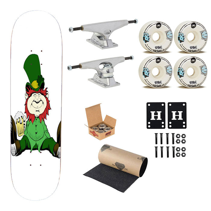 St Patricks Day Cartoon Skateboard Complete Board 8.0" X 31.75"