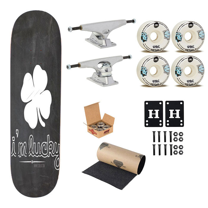 St Patricks Day Im Lucky Skateboard Complete Board 8.0" X 31.75"