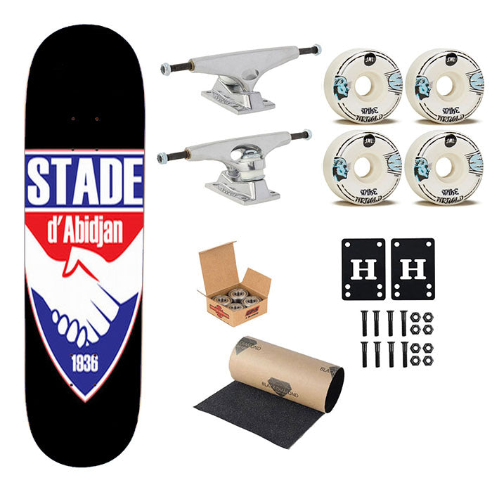 Stade D Abidjan Skateboard Complete Board 8.0" X 31.75"