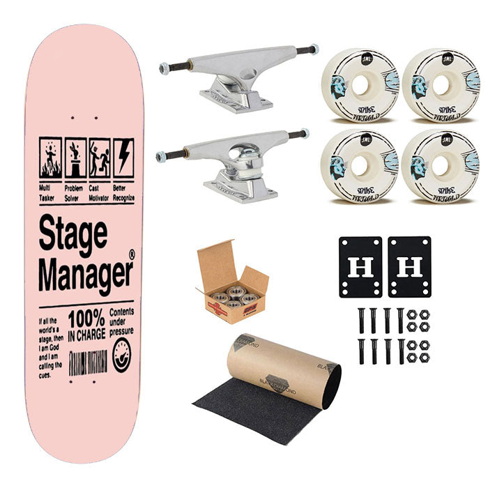 Stage Manager Musical Theatre Thespian Christmas Gift Skateboard Complete Board 8.0" X 31.75"