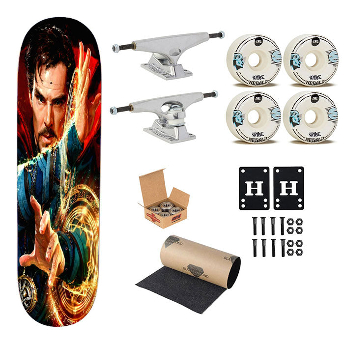 Stan Lee Doctor Strange Skateboard Complete Board 8.0" X 31.75"