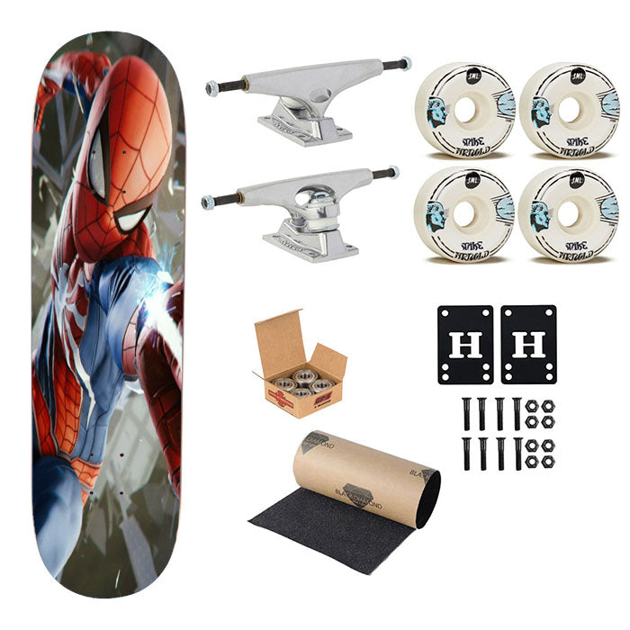 Stan Lee Talks About Spider Man Skateboard Complete Board 8.0" X 31.75"