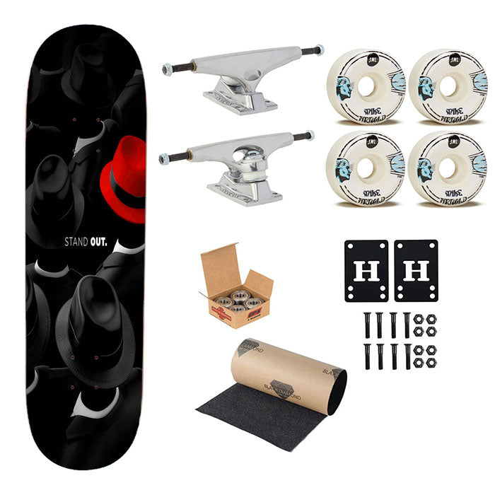 Stand Out Skateboard Complete Board 8.0" X 31.75"