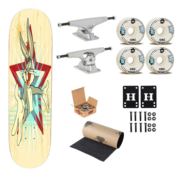 Star Bugs Bunny Skateboard Complete Board 8.0" X 31.75"