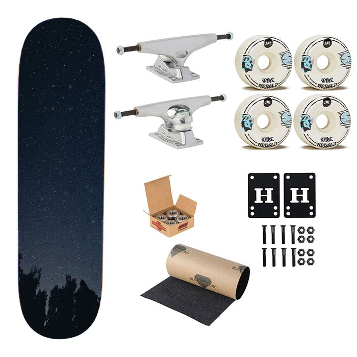 Star Night Skateboard Complete Board 8.0" X 31.75"