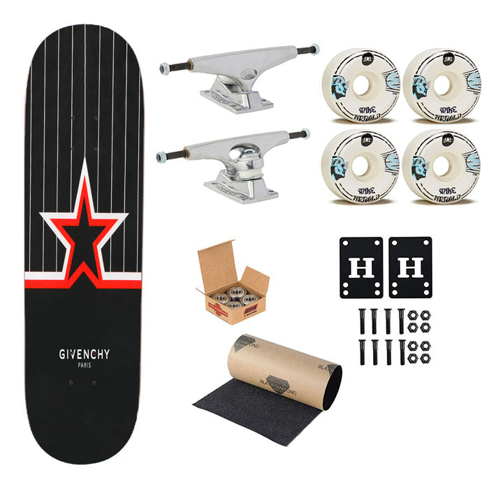 Star Wallet Givenchy Skateboard Complete Board 8.0" X 31.75"