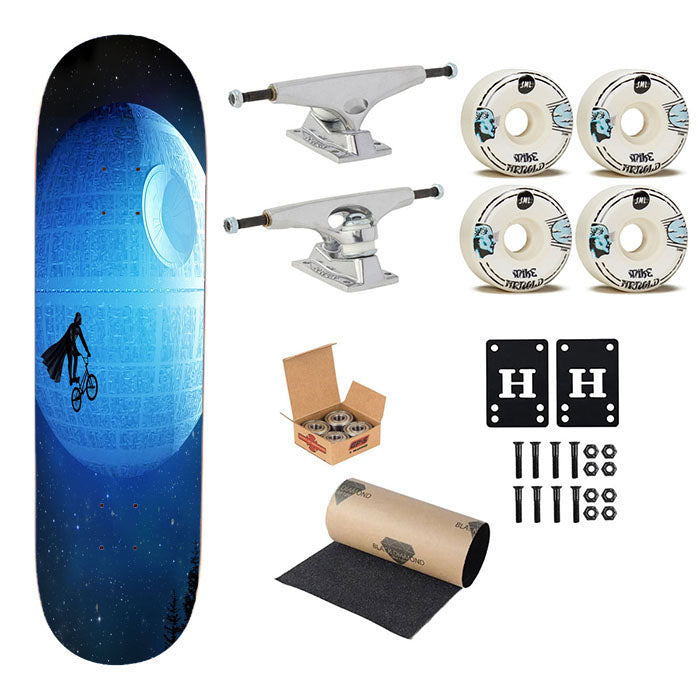 Star Wars Darth Vader Et Skateboard Complete Board 8.0" X 31.75"