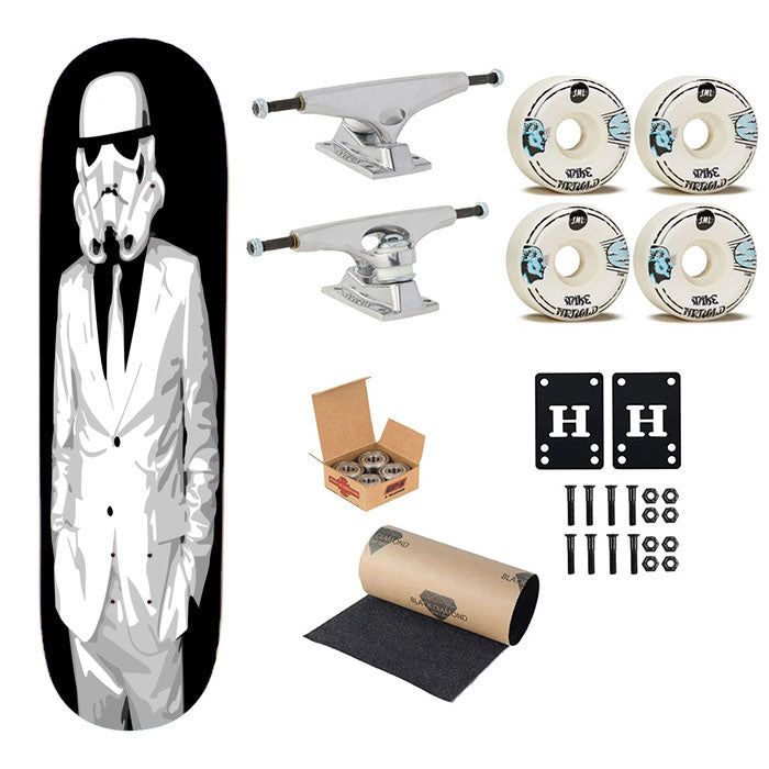 Star Wars Stormtrooper 04 Skateboard Complete Board 8.0" X 31.75"