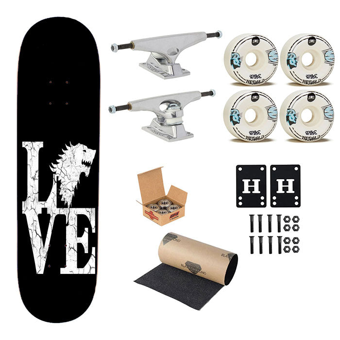Stark Game Of Throne Skateboard Complete Board 8.0" X 31.75"