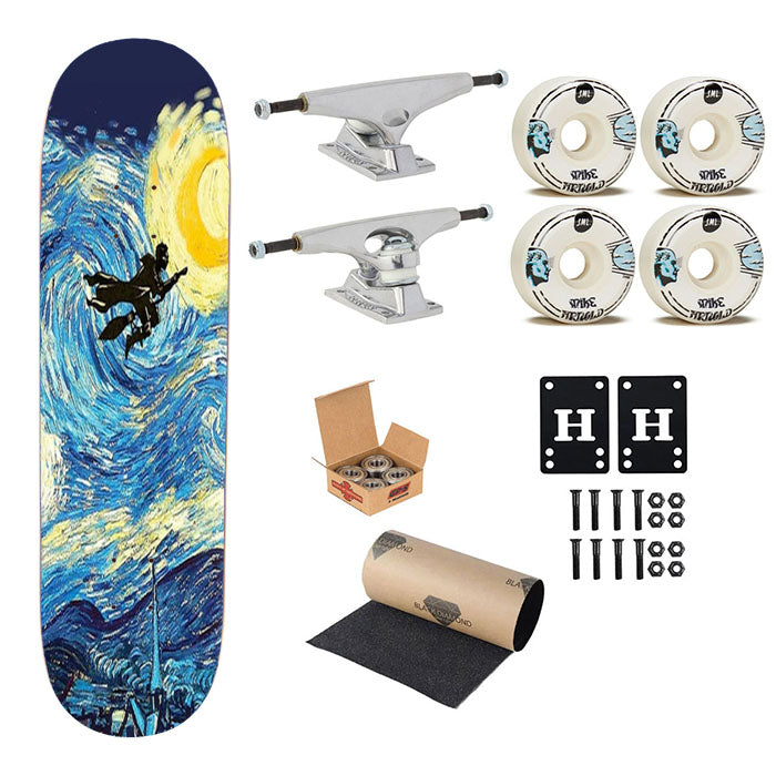Starry Potter Skateboard Complete Board 8.0" X 31.75"