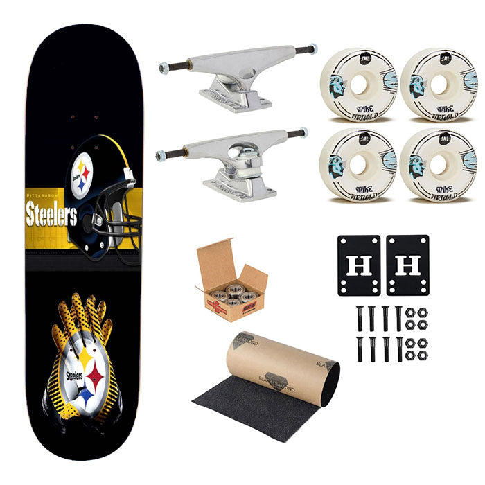 Steelers Pittsburgh Skateboard Complete Board 8.0" X 31.75"