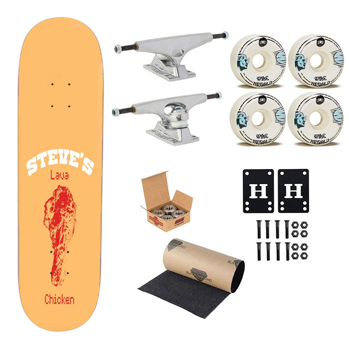 Steve'S Lava Chicken Skateboard Complete Board 8.0" X 31.75"
