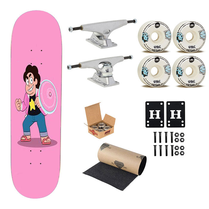 Steven Universe Cute Shield Skateboard Complete Board 8.0" X 31.75"