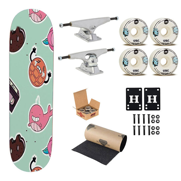 Steven Universe Pattern Skateboard Complete Board 8.0" X 31.75"