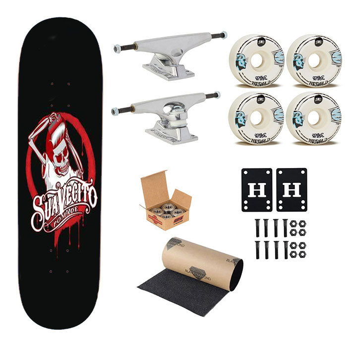 Suavecito Pomade Skateboard Complete Board 8.0" X 31.75"
