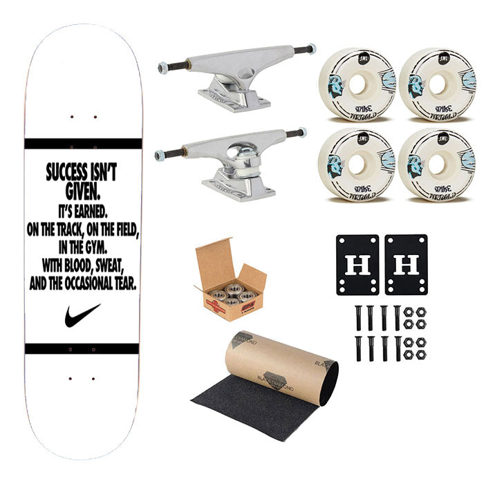 Success Isnt Given Nike Skateboard Complete Board 8.0" X 31.75"