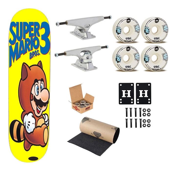 Super Mario Bee Skateboard Complete Board 8.0" X 31.75"