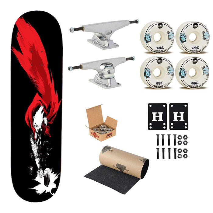 Superhero Thor Skateboard Complete Board 8.0" X 31.75"