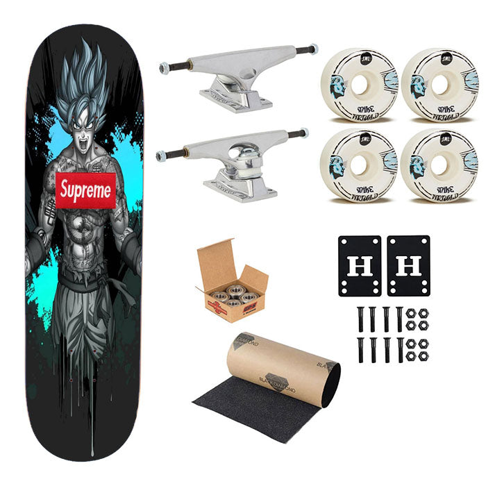 Supreme Gbz Skateboard Complete Board 8.0" X 31.75"