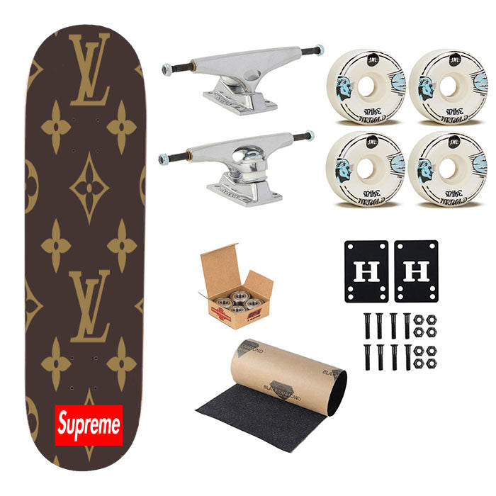 Supreme Lv Wallpaper Skateboard Complete Board 8.0" X 31.75"