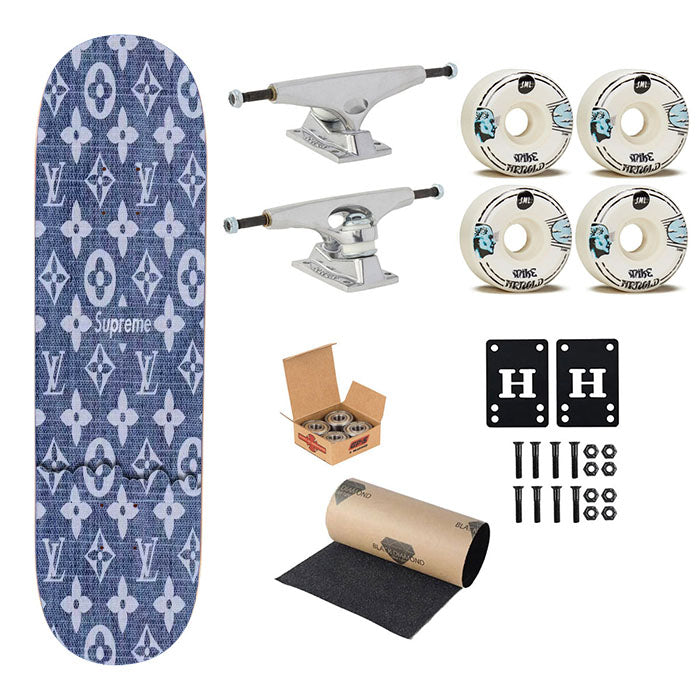 Supreme X Lv Pos Card Skateboard Complete Board 8.0" X 31.75"