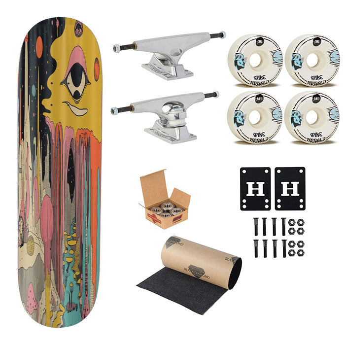 Surreal Landscape Skateboard Complete Board 8.0" X 31.75"