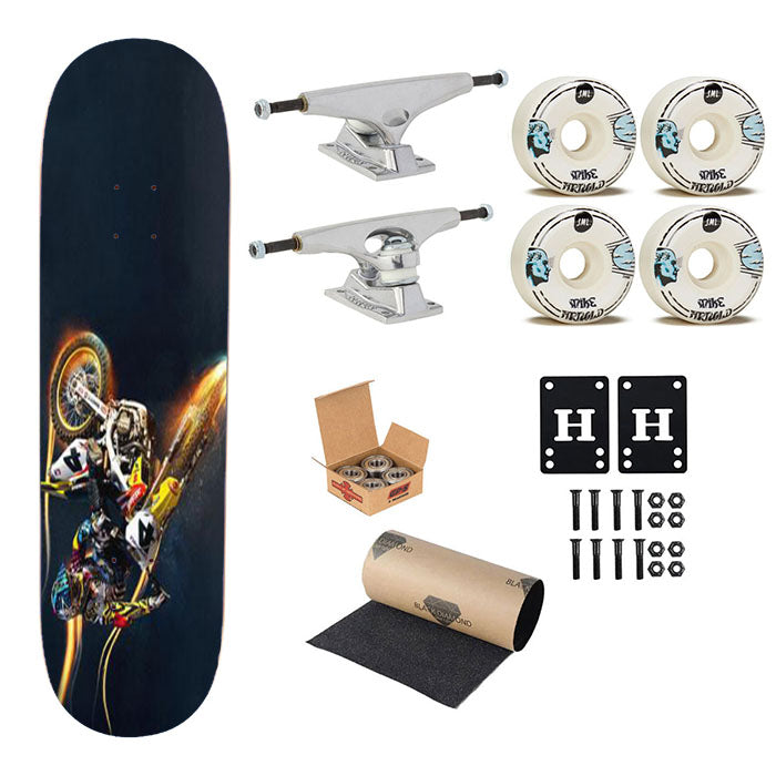 Suzuki Motocross Skateboard Complete Board 8.0" X 31.75"