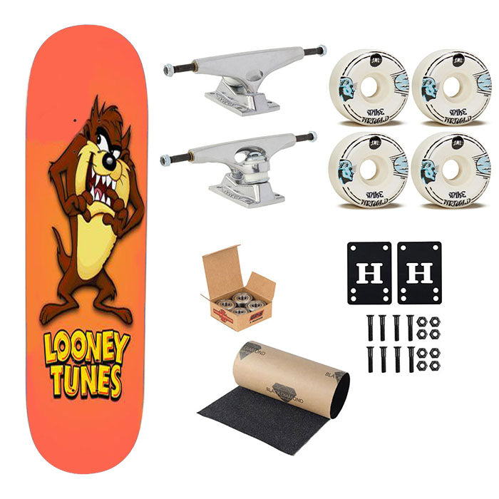 Tazmania Looney Tunes Cartoon Skateboard Complete Board 8.0" X 31.75"