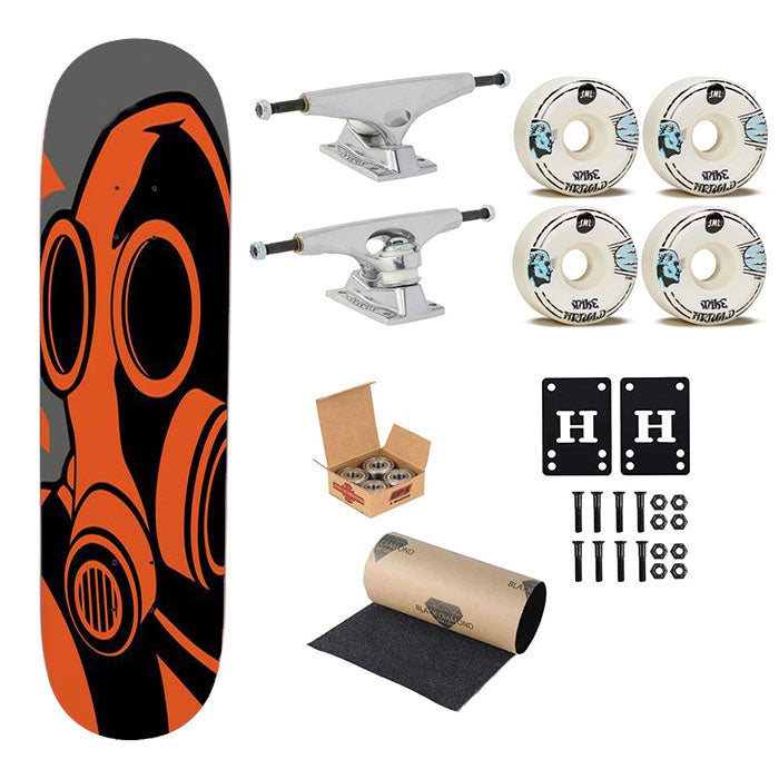 Team Fortress 2 Pyro Skateboard Complete Board 8.0" X 31.75"