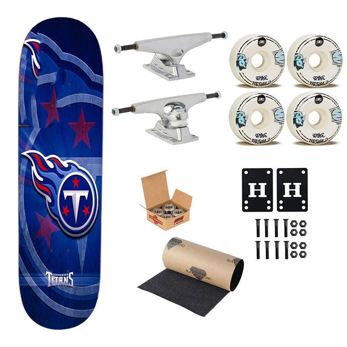 Tennessee Titans 1 Skateboard Complete Board 8.0" X 31.75"