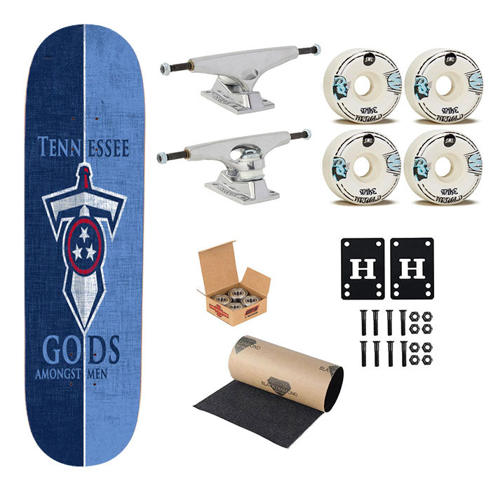 Tennessee Titans Football Skateboard Complete Board 8.0" X 31.75"