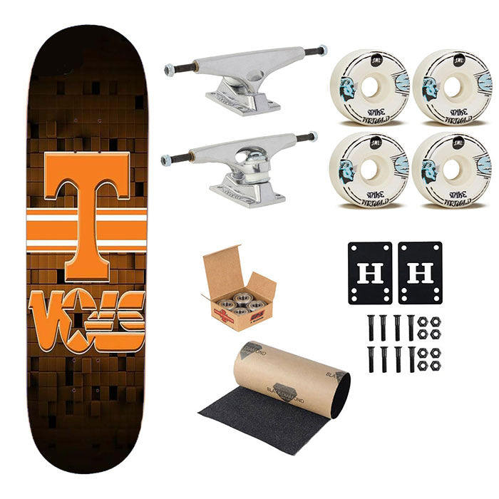 Tennessee Ut Vols Icon Skateboard Complete Board 8.0" X 31.75"