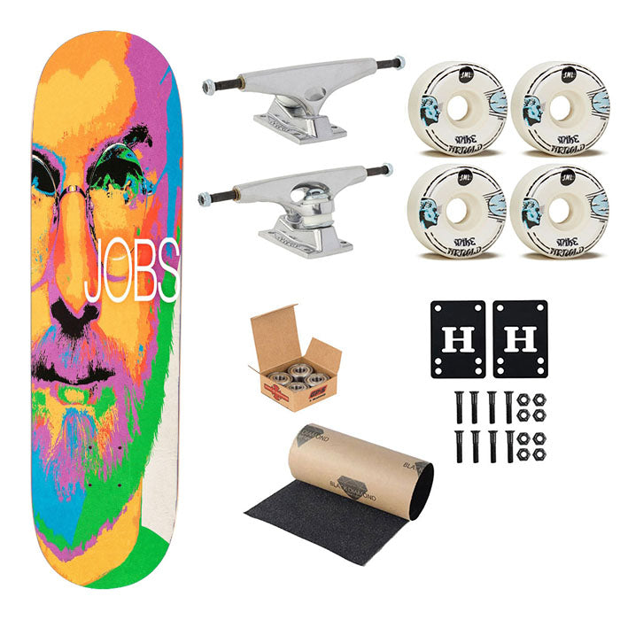 Teve Jobs Aesthetics Poster Skateboard Complete Board 8.0" X 31.75"