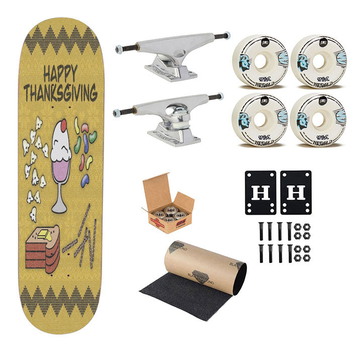 Thanksgiving Skateboard Complete Board 8.0" X 31.75"