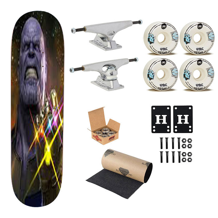 Thanos Avengers Infinity War Skateboard Complete Board 8.0" X 31.75"