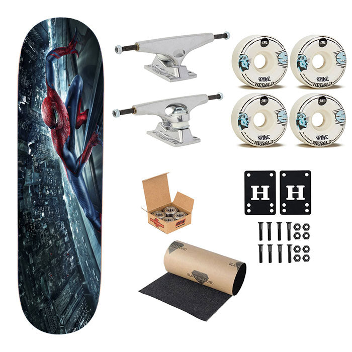 The Amazing Spider-Man Movie Skateboard Complete Board 8.0" X 31.75"